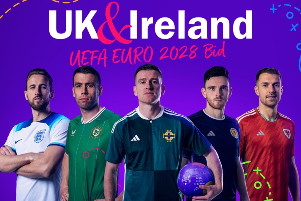 Reino Unido e Irlanda vão sediar Euro 2028 (Foto: Federação Irlandesa/Divulgação)