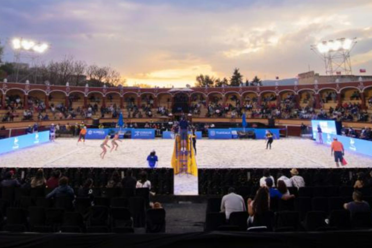 Plaza de los Toros em Tlaxcala será um dos palcos das disputas no México Foto: Divulgação/VolleyballWorld
