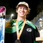 Luigi Cini vice-campeão no Mundial de Skate Park Foto: Confederação Brasileira de Skate/Divulgação