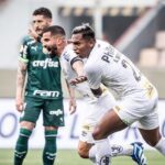 Rincón comemora primeiro gol do Santos no jogo
