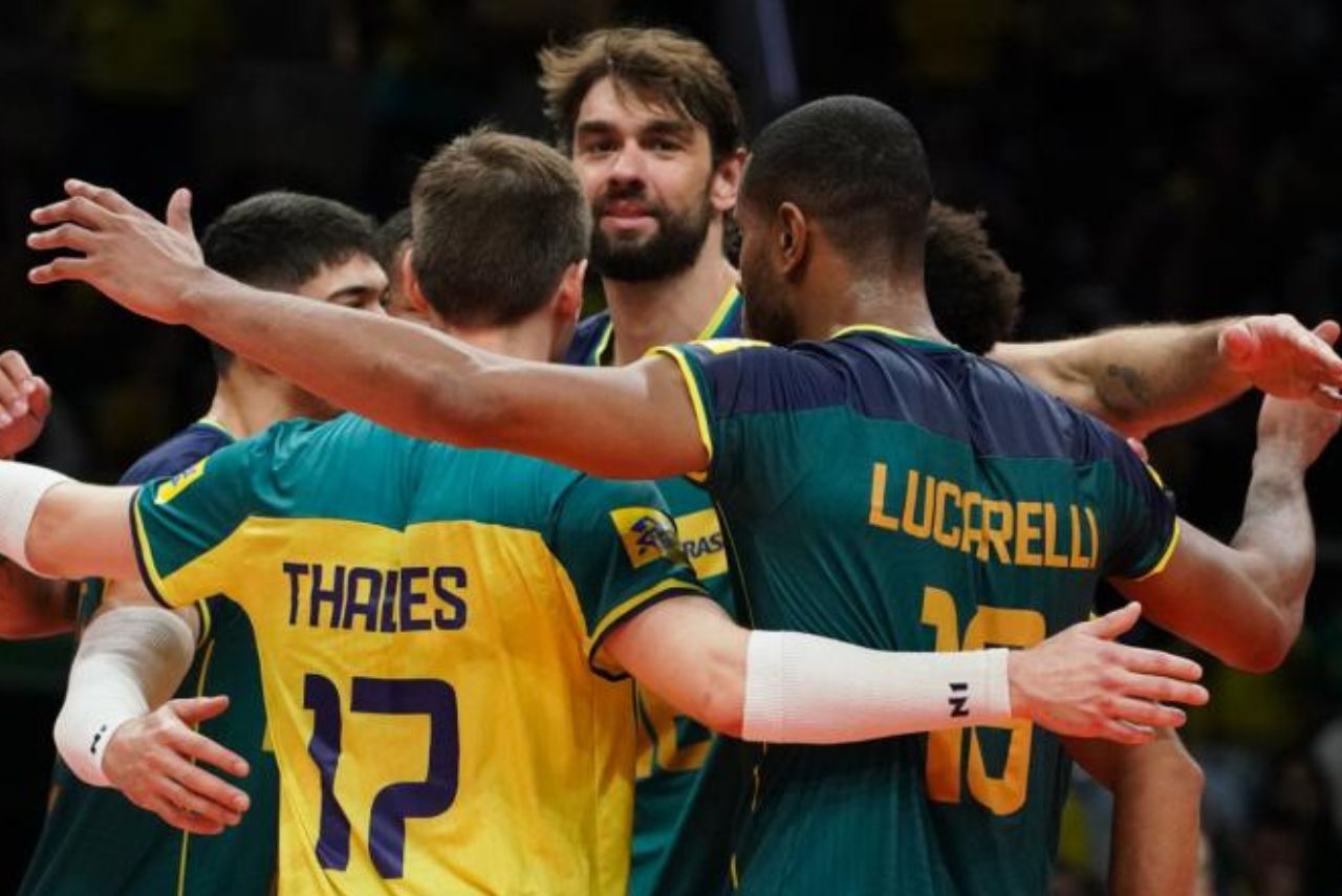 Seleção brasileira masculina de vôlei Foto: Créditos: Mauricio Val/FVImagem/CBV