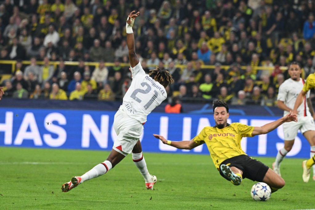 Borussia Dortmund e Milan ficaram no empate sem gols