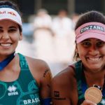 Duda e Ana Patrícia, dupla do Brasil no vôlei de praia Créditos: Divulgação/FIVB