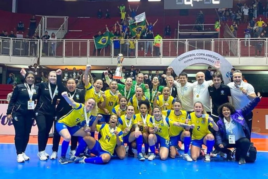 Seleção brasileira é heptacampeã da Copa América de Futsal Feminino Foto: CBF/Divulgação