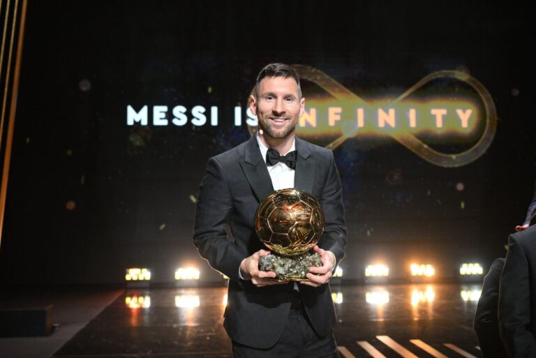 <p>Messi recebeu a Bola de Ouro pela oitava vez na carreira (Foto: Divulgação)</p>
