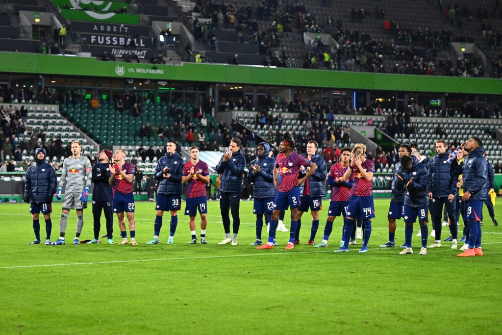 RB Leipzig é eliminado pelo Wolfsburg na Copa da Alemanha Foto: RB Leipzig/X