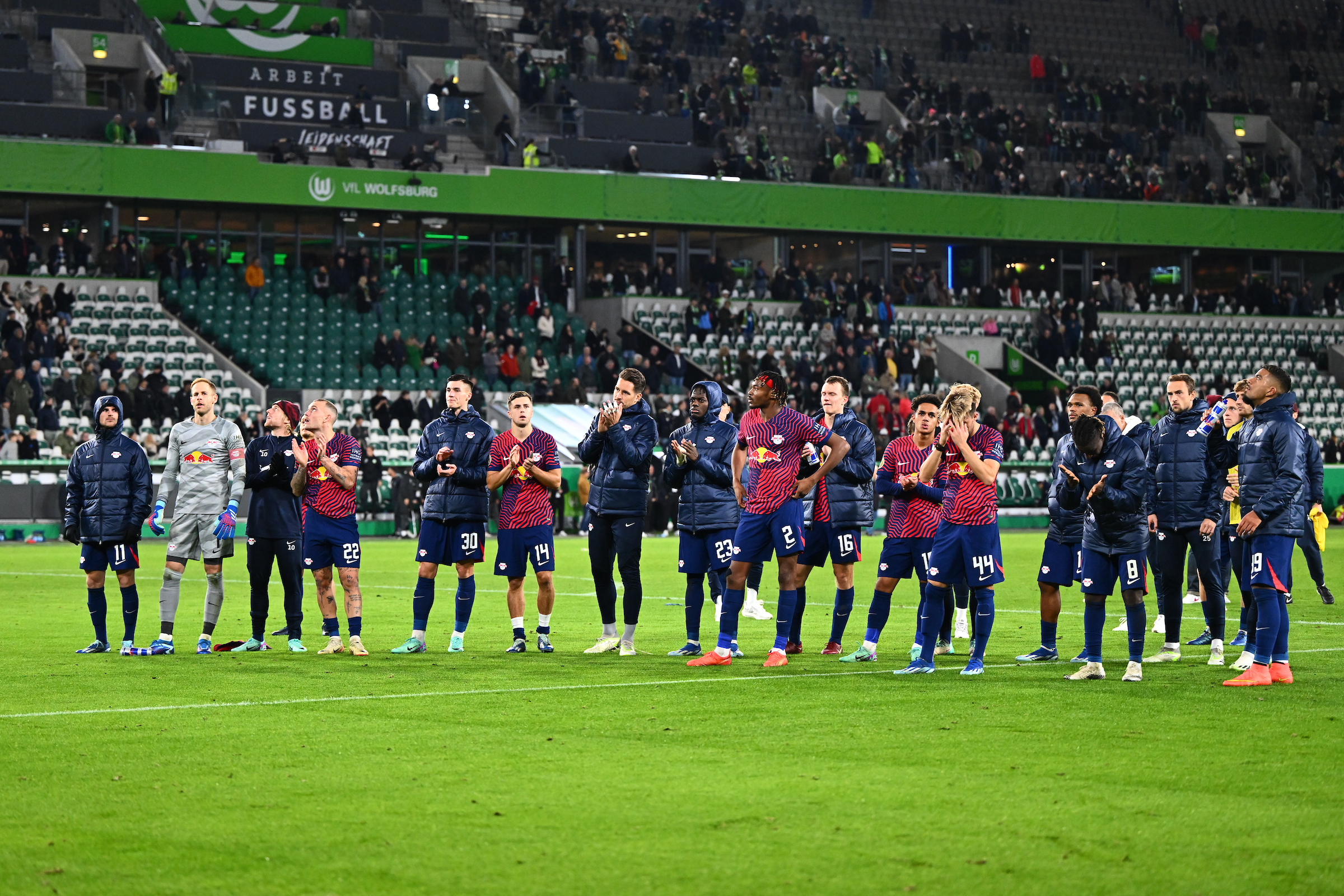 RB Leipzig é eliminado pelo Wolfsburg na Copa da Alemanha Foto: RB Leipzig/X