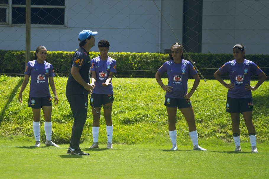 seleção brasileira sub-17 faz último treino antes de amistoso contra o México foto: Fabio Souza/CBF