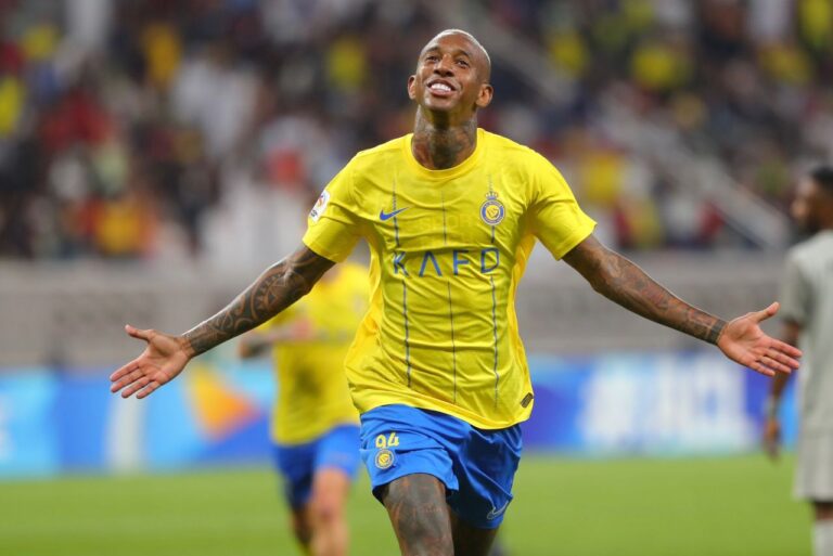 <p>Anderson Talisca foi o destaque na vitória do Al-Nassr sobre o Al-Duhail (Foto: Al-Nassr FC/Divulgação)</p>
