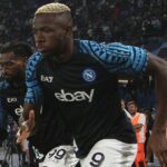 Osimhen retornou aos treinos no Napoli (Foto: Carlo Hermann/AFP)