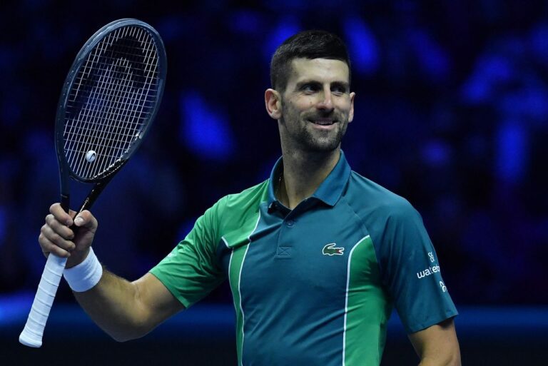 <p>Djokovic vence Sinner e conquista ATP Finals pela 7ª vez Foto: Tiziana Fabi / AFP</p>
