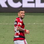 Uruguaio marcou no último jogo do Flamengo
