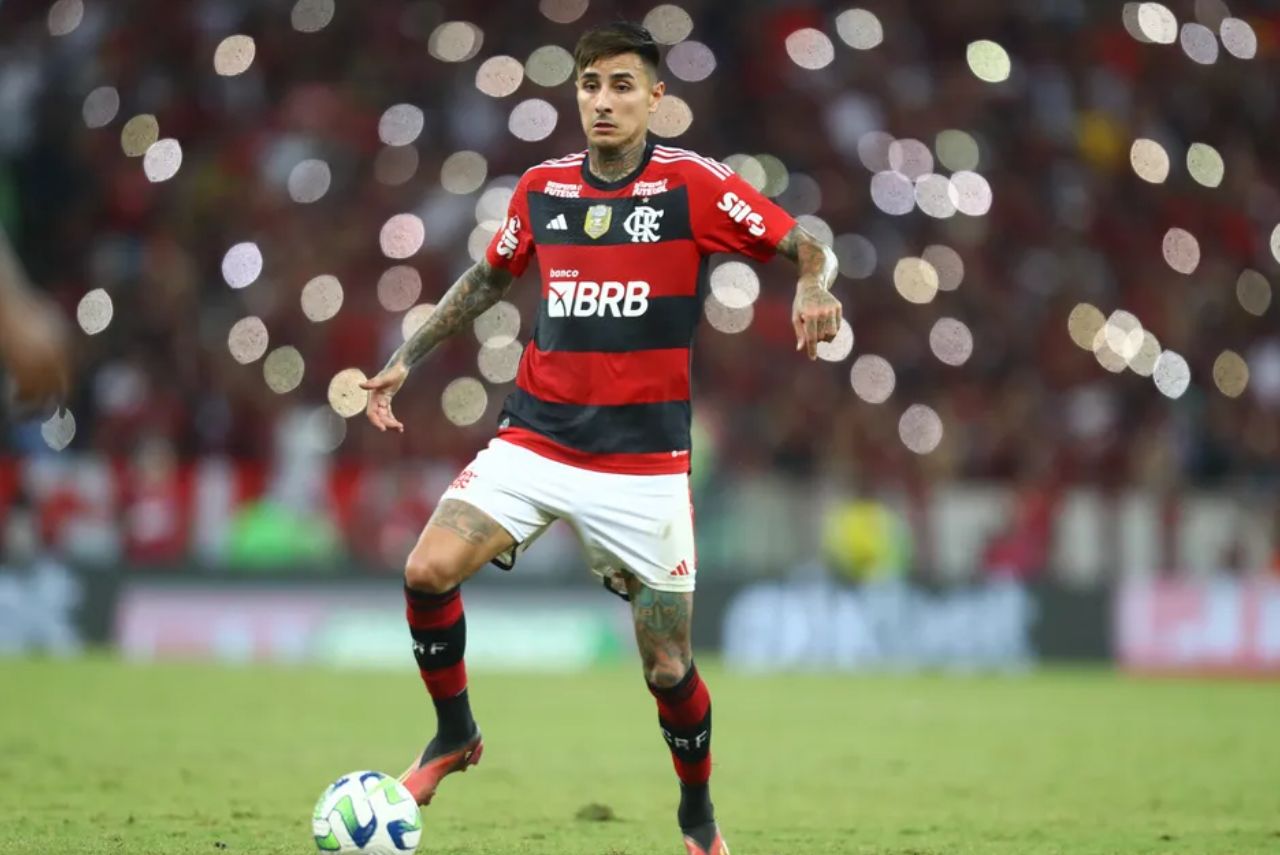 Pulgar teve 44 jogos pelo Flamengo em 2023