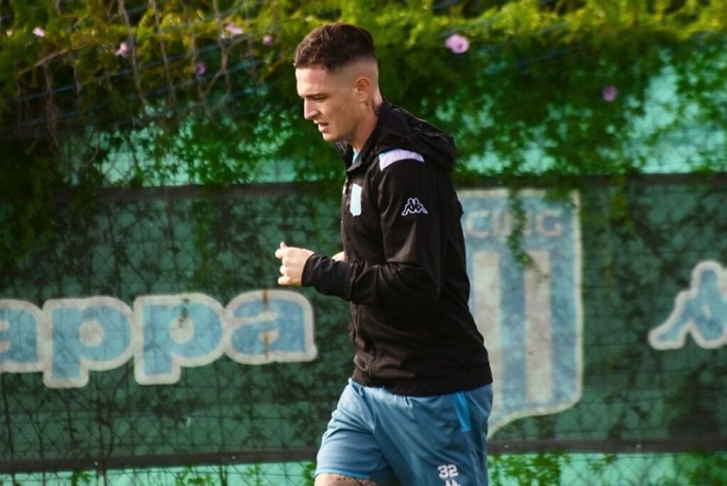 Aníbal Moreno vai reforçar meio-campo do Palmeiras em 2024 (Foto: Racing/Divulgação)