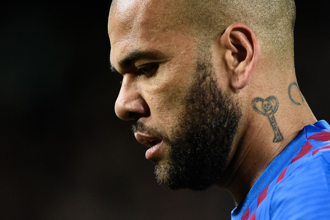 Daniel Alves será julgado por estupro em Barcelona (Foto: Josep Lago/AFP)