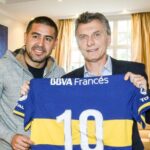 Riquelme e Macri vão se enfrentar nas eleições do Boca Juniors (Foto: X/Reprodução)