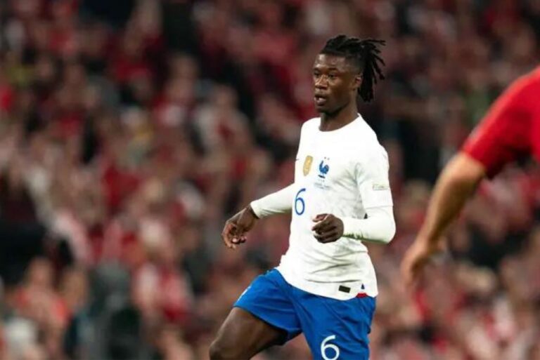 <p>Eduardo Camavinga deve desfalcar a Seleção Francesa (Foto: FFF/Divulgação)</p>
