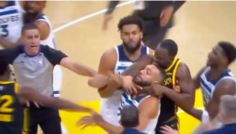 NBA suspende Draymond Green após dar gravata em Rudy Gobert Foto: Reprodução