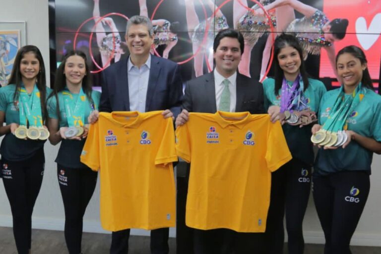 <p>Governo Federal apoiou candidatura do Brasil ao Mundial de Ginástica Rítmica (Foto: Ronaldo Caldas/CBG)</p>
