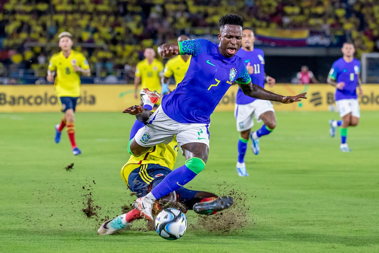 Vinicius Junior desfalcará Brasil contra a Argentina