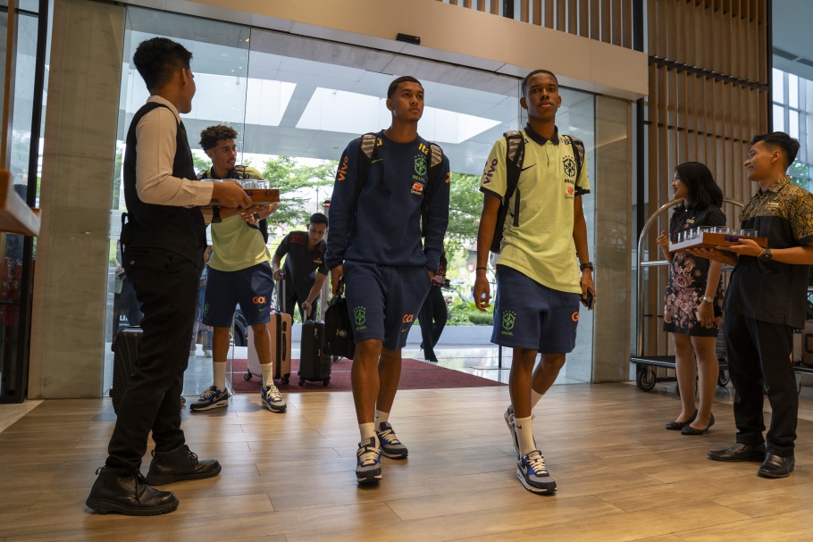 Seleção Brasileira Sub-17 chega em Surakarta para disputa das oitavas de final da Copa do Mundo Foto: Leto Ribas/CBF