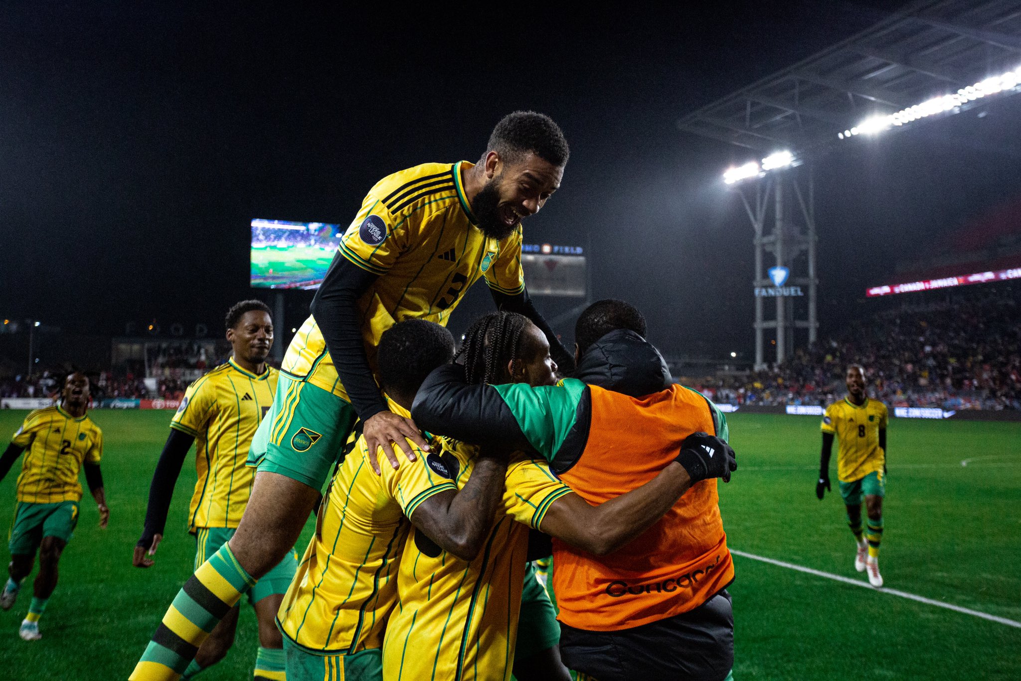 Jamaica vence Canadá, se classifica para Copa América e vai às semis da Liga das Nações Foto: Seleção da Jamaica/X