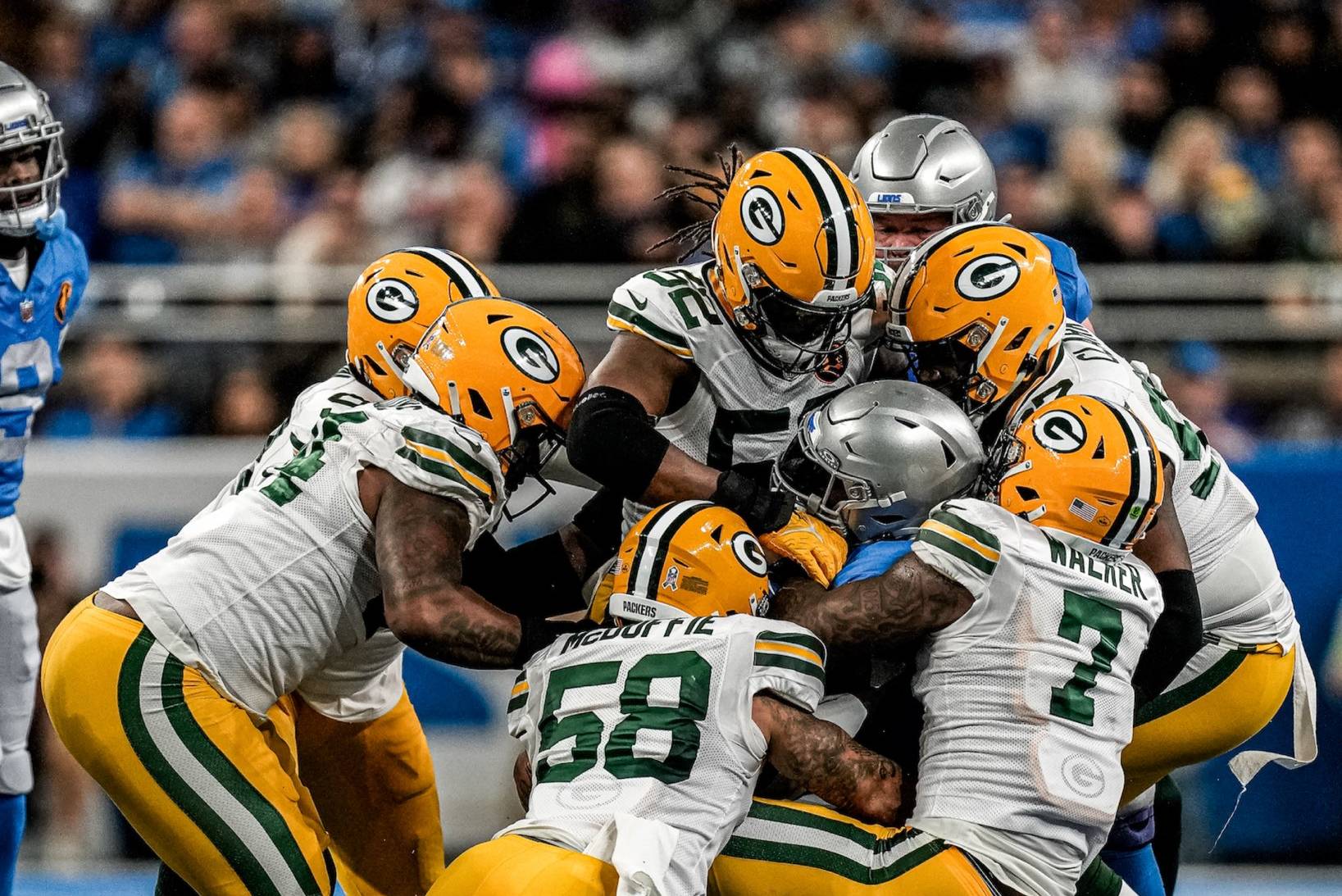 Packers venceram o Lions na rodada do Thanksgiving