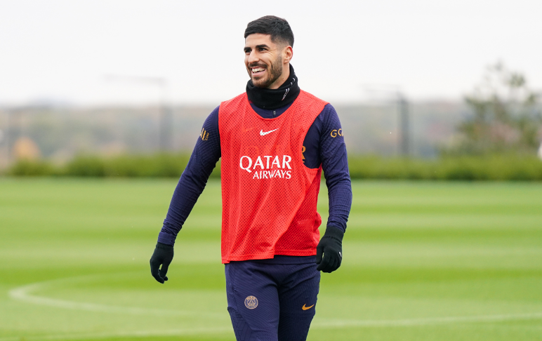 Marco Asensio volta a ser relacionado no PSG após lesão Foto: Marco Asensio/X