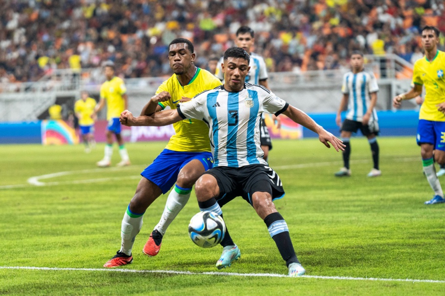 Brasil perdeu para Argentina e se despediu da Copa do Mundo Sub-17 Foto: Leto Ribas/CBF