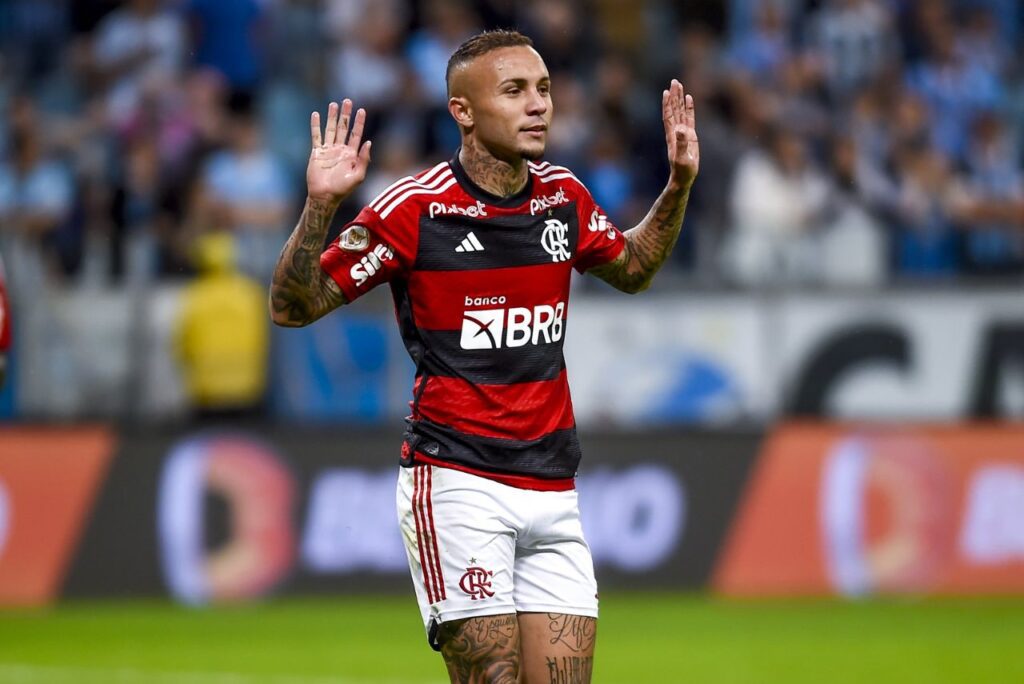 Cebolinha tem cinco gols pelo Flamengo no ano