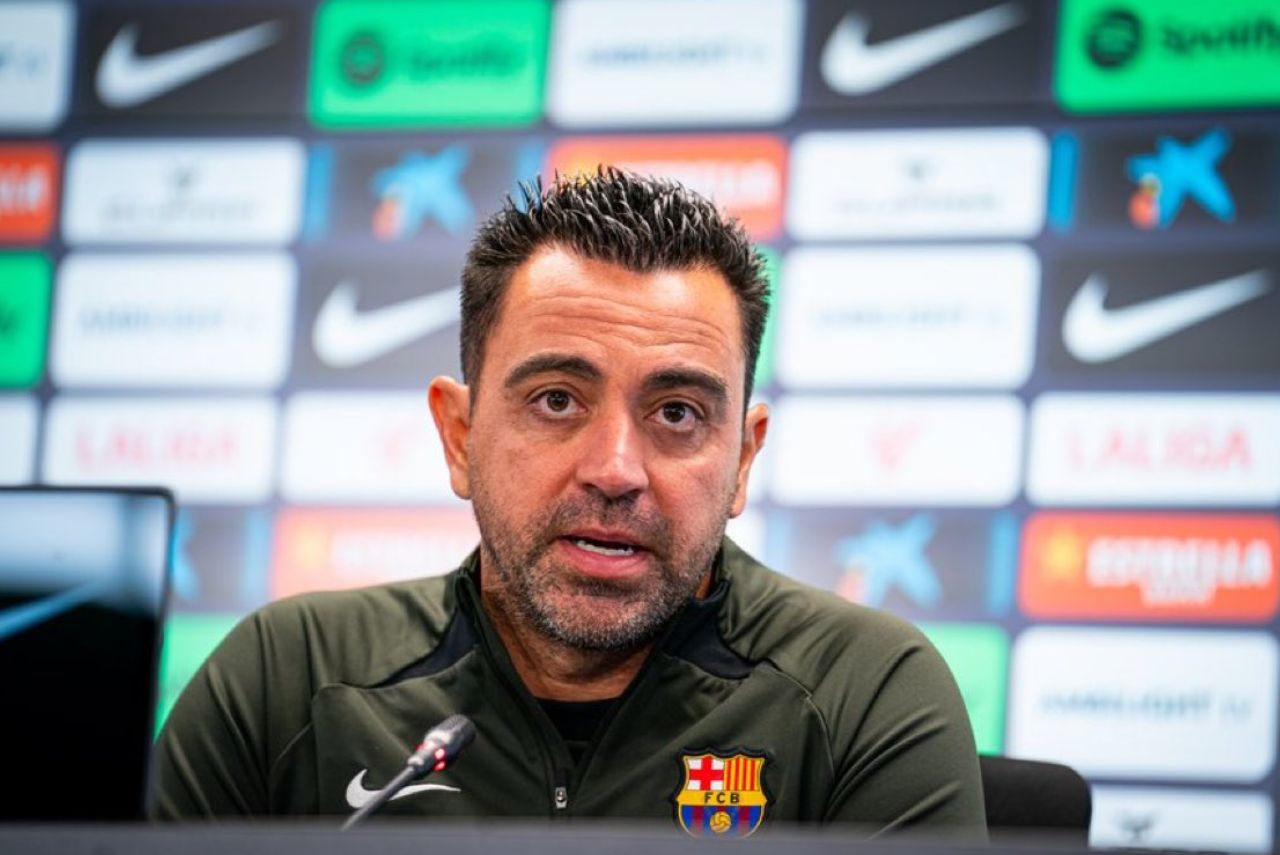 Treinador do Barcelona em coletiva
