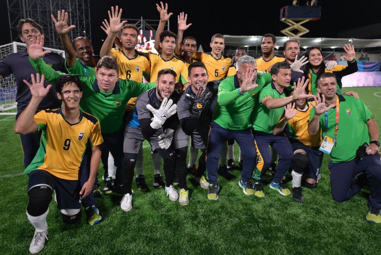 Seleção Brasileira conquistou penta com vitória sobre a Colômbia (Foto: Douglas Magno/CPB)