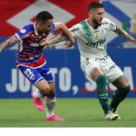 Fortaleza e Palmeiras ficaram no empate em jogo movimentado na Arena Castelão (Foto: Cesar Greco/ Palmeiras)