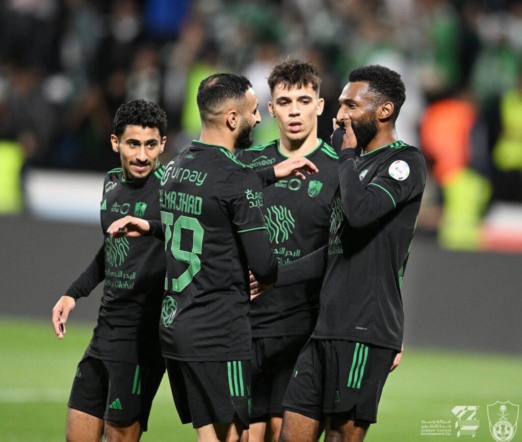 Al-Ahli goleou o Abha por 6 a 0 Foto: Al-Ahli/X