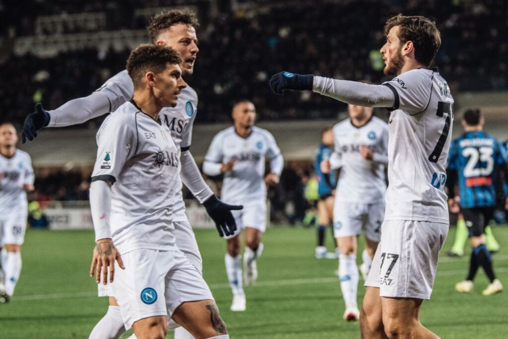 Napoli ocupa a 4ª posição no Campeonato Italiano (Foto: X/Reprodução)