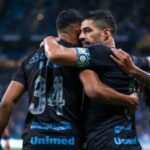 Grêmio venceu o Goiás e garantiu classificação para a Libertadores (Foto: Lucas Uebel/GFBPA)