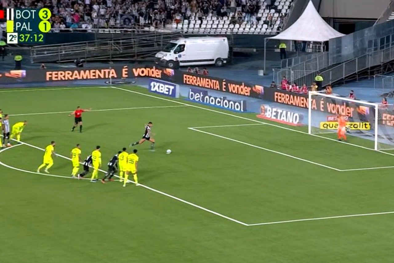 Botafogo 3 x 4 Palmeiras pela Série A