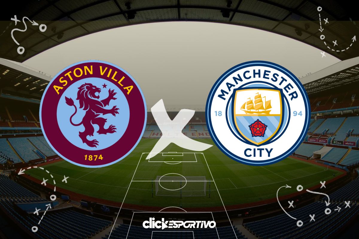 Aston Villa x Manchester City onde assistir ao vivo horário escalações e estatísticas