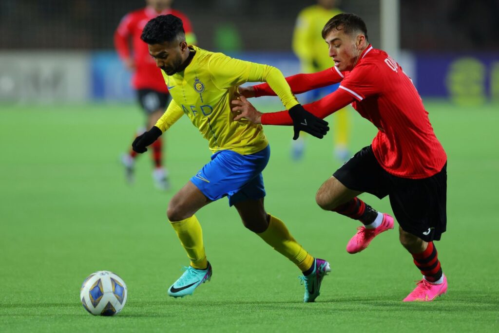 Confronto apertado entre Al-Nassr e Istiklol terminou empatado (Foto: X/Reprodução)