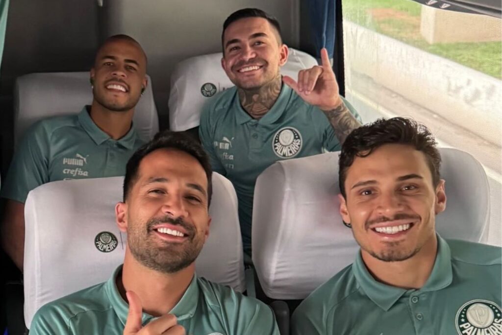 Dudu viajou com elenco do Palmeiras para Belo Horizonte (Foto: Instagram/Reprodução)
