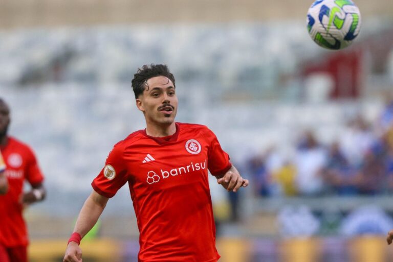 <p>Maurício despertou interesse do Charlotte FC, dos Estados Unidos (Foto: Ricardo Duarte/Internacional)</p>