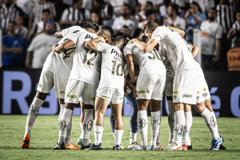 <p>O Santos caiu pela primeira vez na história no ano da morte do Rei Pelé. Foto: Raul Baretta/ Santos FC.</p>
