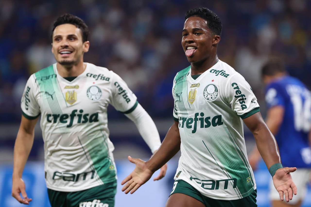Endrick marcou mais um pelo Palmeiras