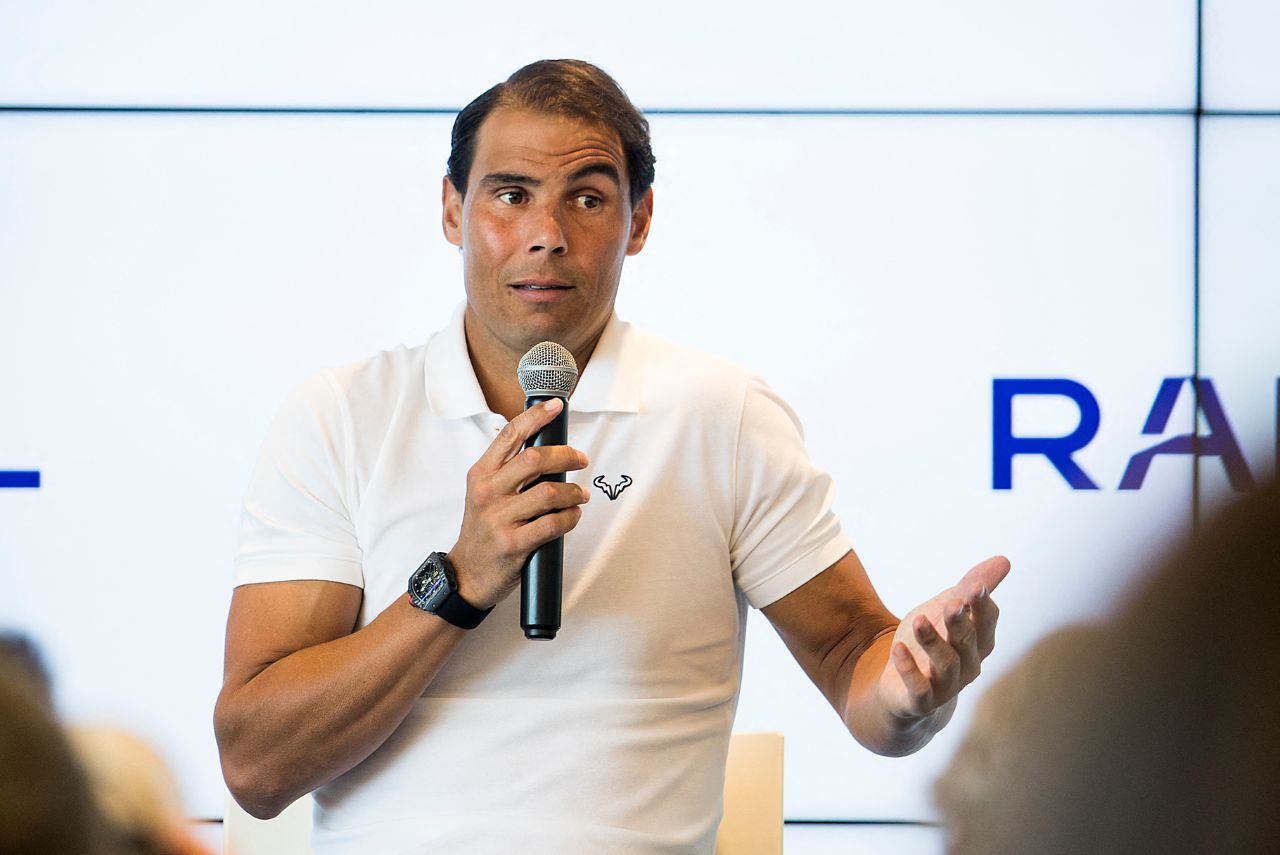 Rafael Nadal retornou às quadras após um ano afastado (Foto: Jaime Reina/AFP)