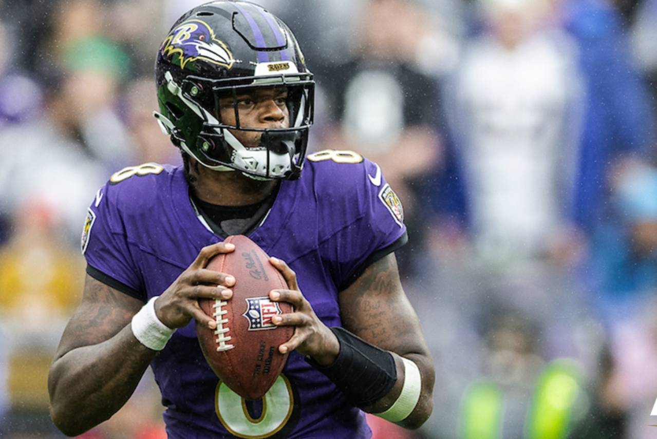 Lamar Jackson não deve enfrentar os Rams
