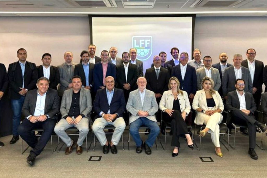 Dirigentes da Liga Forte Futebol