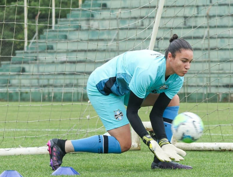Lorena renova com o Grêmio até a temporada de 2025 Foto: Morgana Schuh/Grêmio