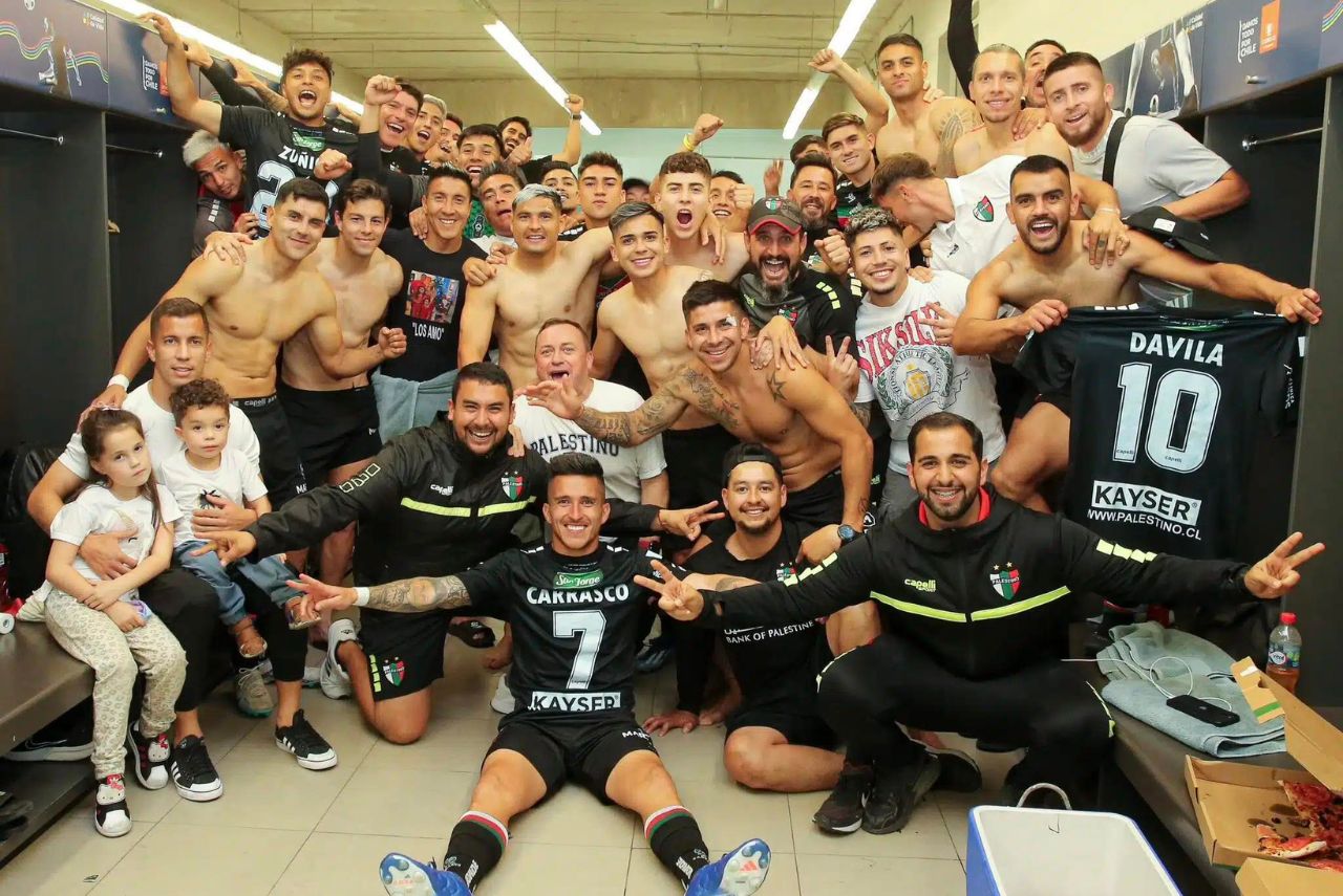 Vitória do Palestino sobre o O'Higgins garantiu vaga na Libertadores (Foto: Divulgação)