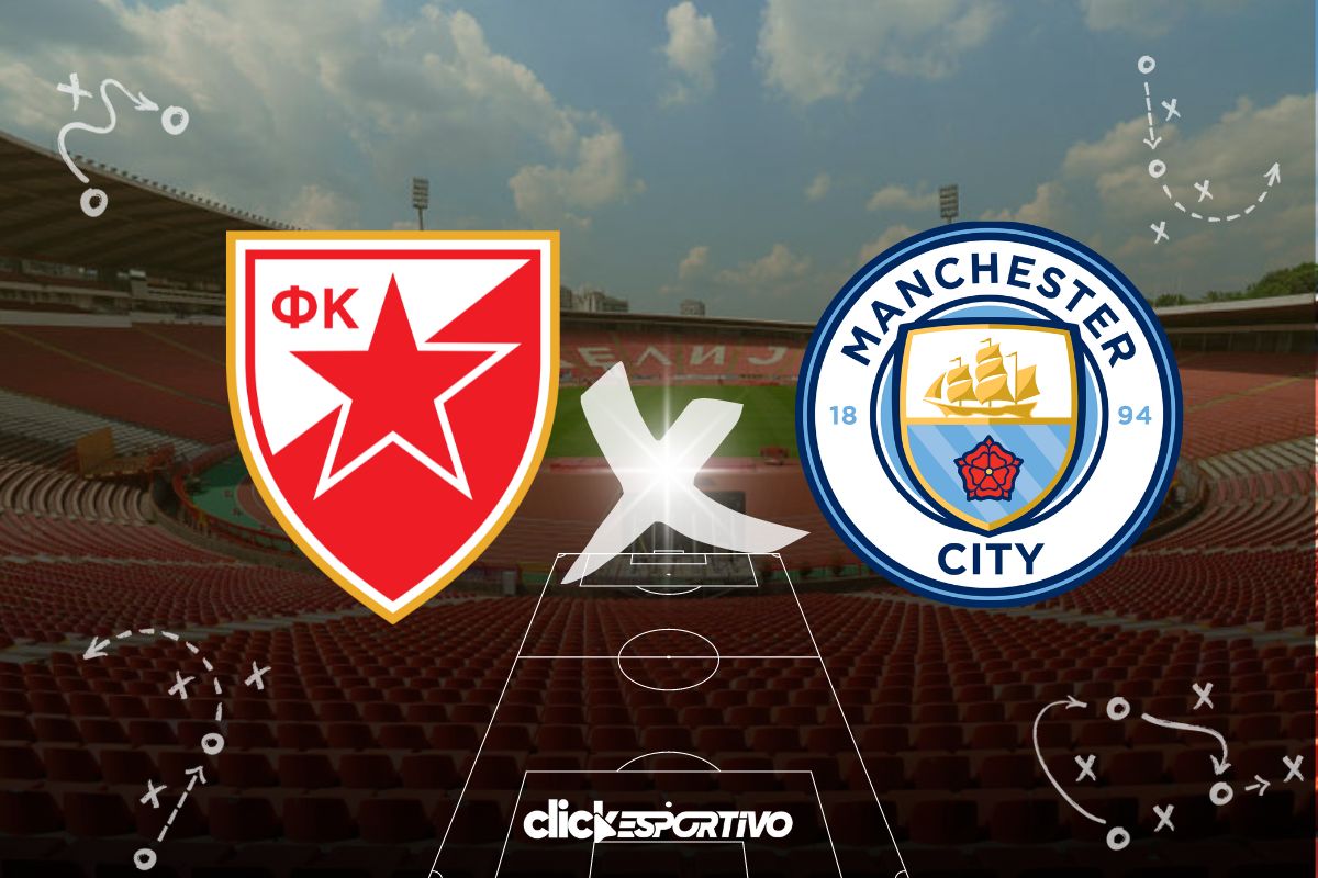 Estrela Vermleha x Man City - Liga dos Campeões 2023/24