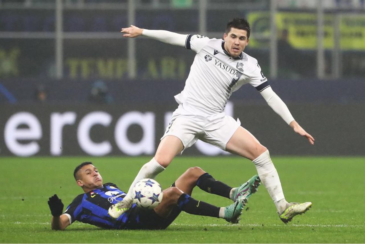 Inter de Milão e Real Sociedade fizeram confronto equilibrado no fechamento da fase de grupos da Liga dos Campeões (Foto: UEFA/Divulgação)